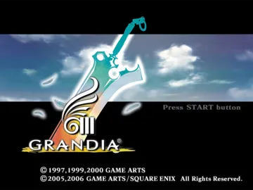 Grandia III screen shot title